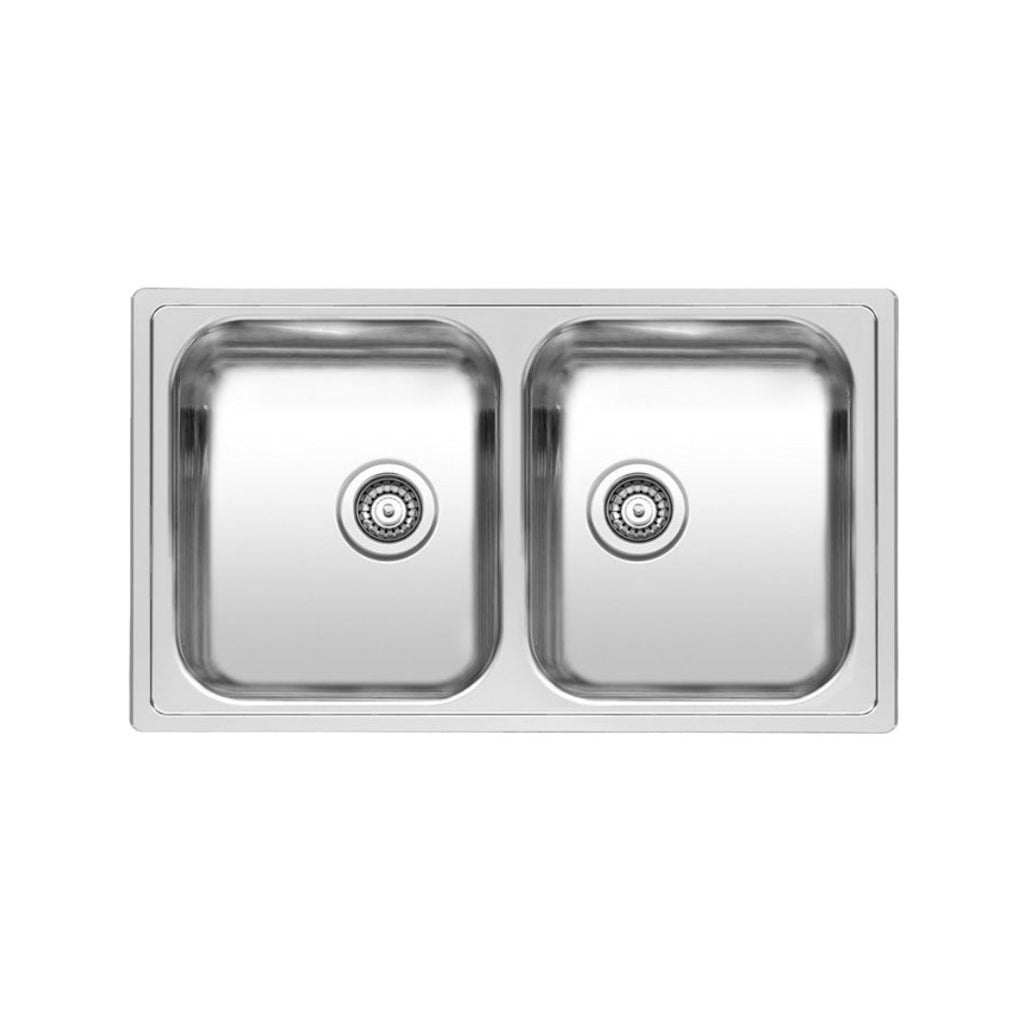 Reginox Monarch Double Bowl Sink - Polished Inox - R27318