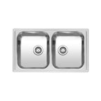 Reginox Monarch Double Bowl Sink - Polished Inox - R27318