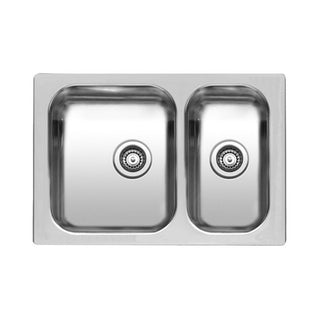 Reginox Monarch Main & 3-4 Bowl - Polished Inox - R27325