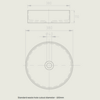 Marquis Oxford 900mm Wall Hung Vanity - Winter Sky - Oxford 3 + Regio Basin