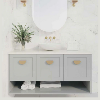 Rifco Nouveau 1200 Wall Hung Vanity - Classic Style - NV12CGW