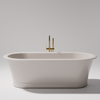 Pietra Bianca Rome 1800mm Freestanding Bath - Black - PBS1015-Black