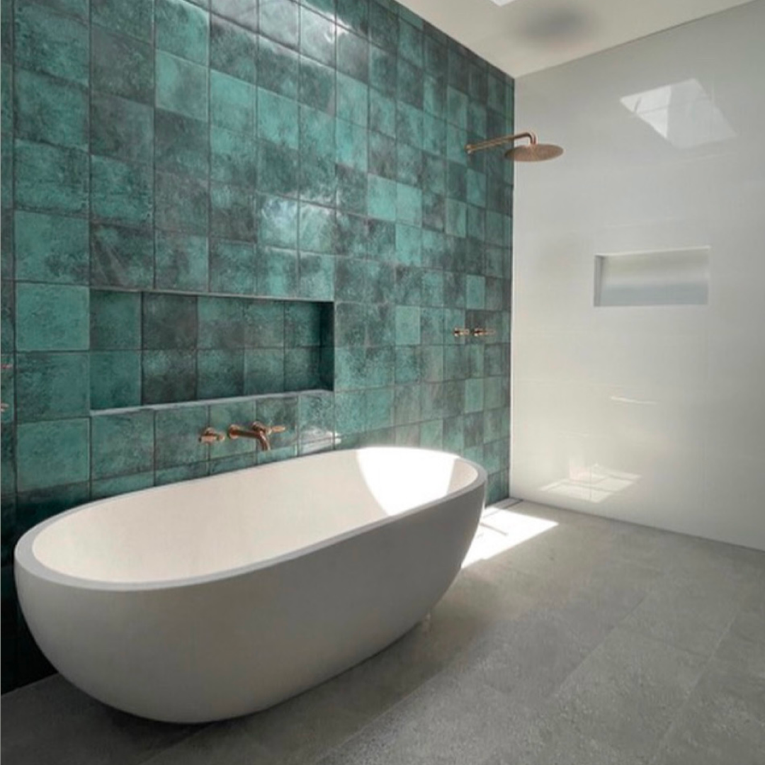 Pietra Bianca Ryese 1600mm Freestanding Bath - Charcoal - PB4100-16-C