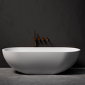 Pietra Bianca Ryese 1600mm Freestanding Bath - Black - PB4100-16-Black