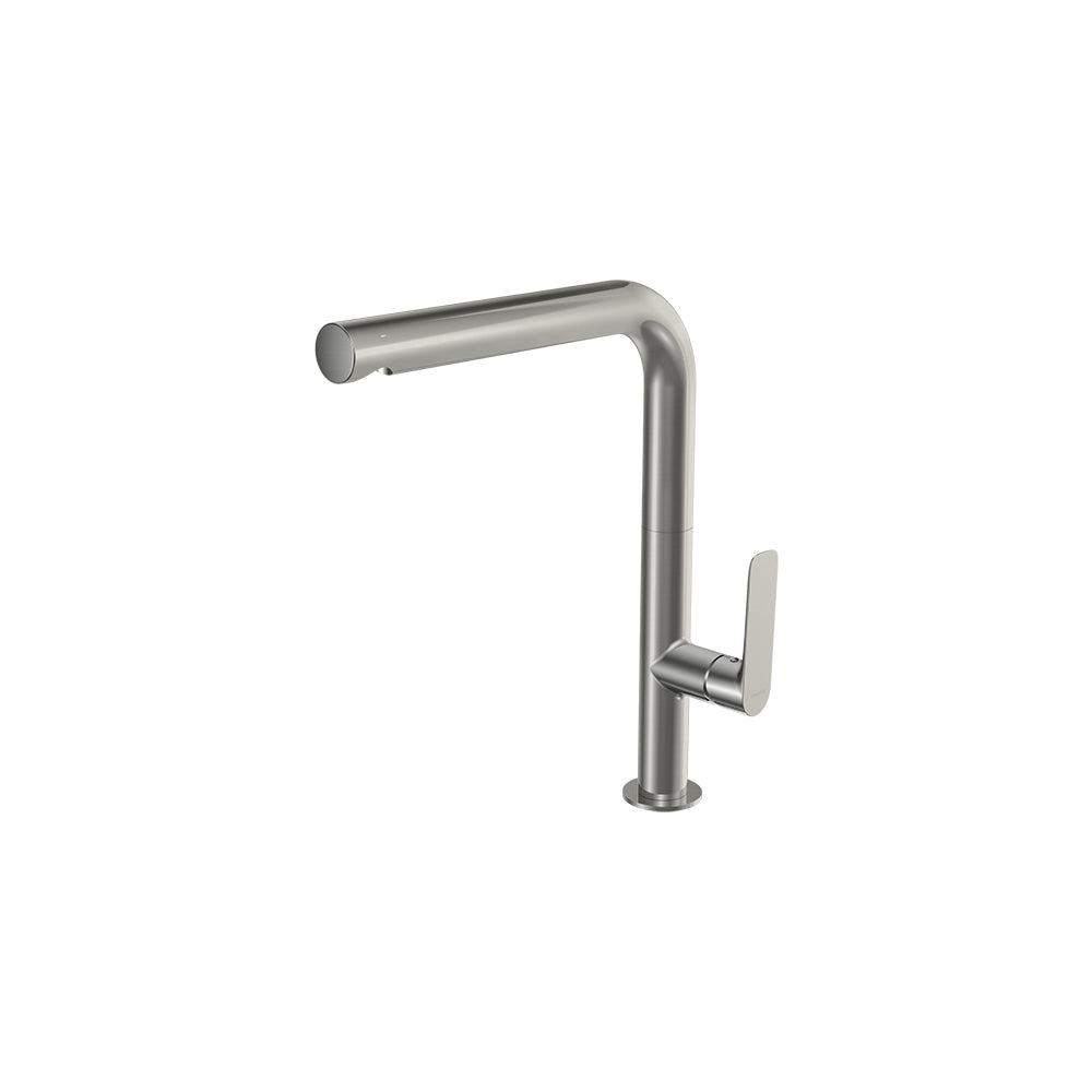 Parisi Slim 30 Kitchen Mixer with Straight Spout - Brushed Nickel