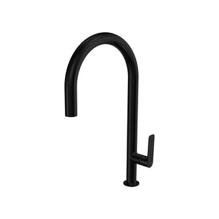 Parisi Slim 30 Kitchen Mixer with Round Spout - Matt Black