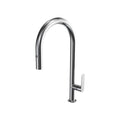 Parisi Slim 30 Kitchen Mixer with Round Spout and Pull Out Spray - Chrome