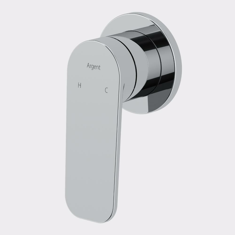 Argent Pace 2.0 Wall Mixer (Includes In-Wall Body) - LF Chrome S544261B + M186700