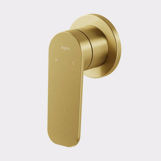 Argent Pace 2.0 Shower Mixer Set (Includes In-Wall Body) - LF Brushed Gold - S544285B + M186700