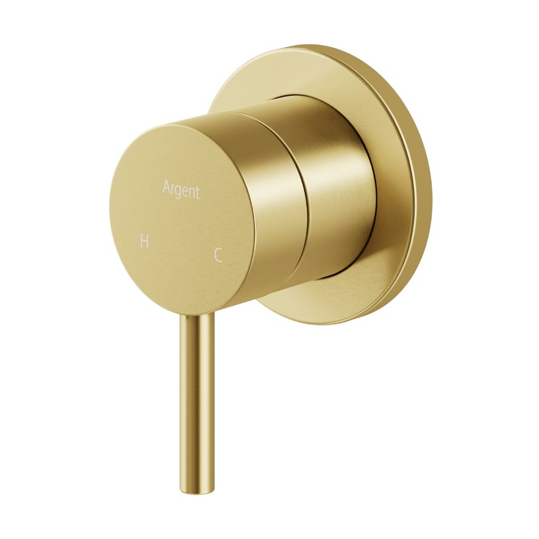 Argent Grace 2.0 Shower Mixer Set (Includes In-Wall Body) - LF Brushed Gold - S566385B + M186700