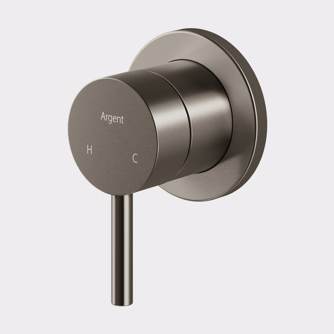Argent Grace 2.0 Shower Mixer Set (Includes In-Wall Body) - LF Gun Metal - S566390B + M186700