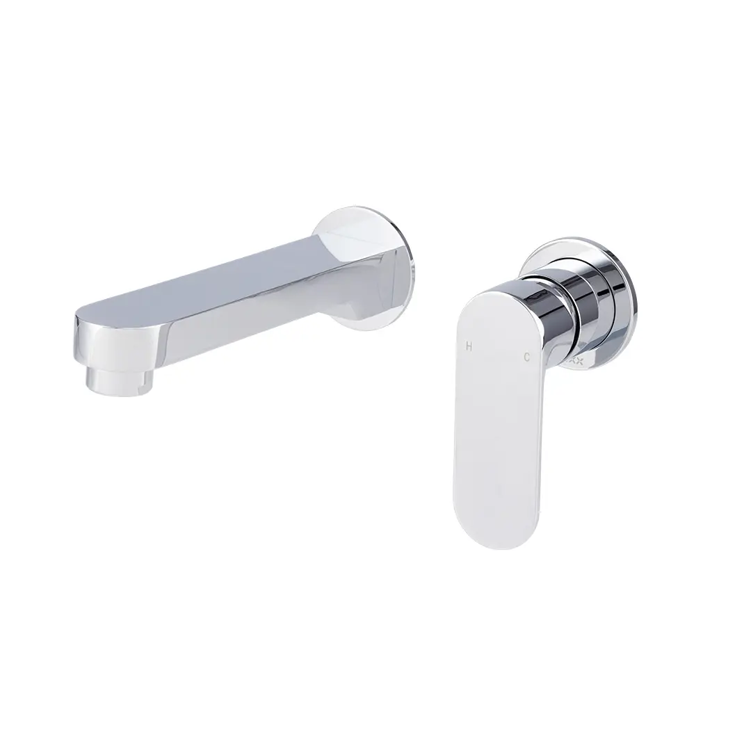 Mixx Saffron Dual Wall Plate Mixer Chrome - Includes Body - 11SL955CLE