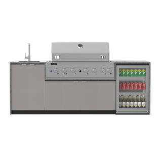 Euro Alfresco San Marino 2535mm Outdoor Kitchen Package