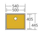 Oliveri Spectra Single Bowl Sink - Brushed Gold - SB50AU