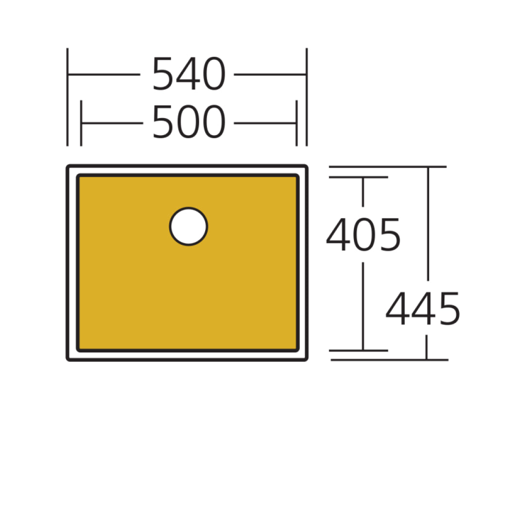 Oliveri Spectra Single Bowl Sink - Brushed Gold - SB50AU