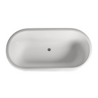 Dadoquartz Victoria 1795 Freestanding Wide-Edge Bath (No Overflow) - Matte White - SBM007-M