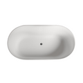 Dadoquartz Julia 1556 Freestanding Thin-Edge Bath (No Overflow) - Satin White - SBM075-S