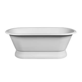 Dadoquartz Liberty 1700 Freestanding Bath No Overflow (Plinth) - Satin White - SBM142SKIRT-S