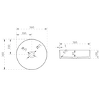 Cassa Design Wow Translucency Round Above Counter Basin - Emerald Green - SBR3636EG