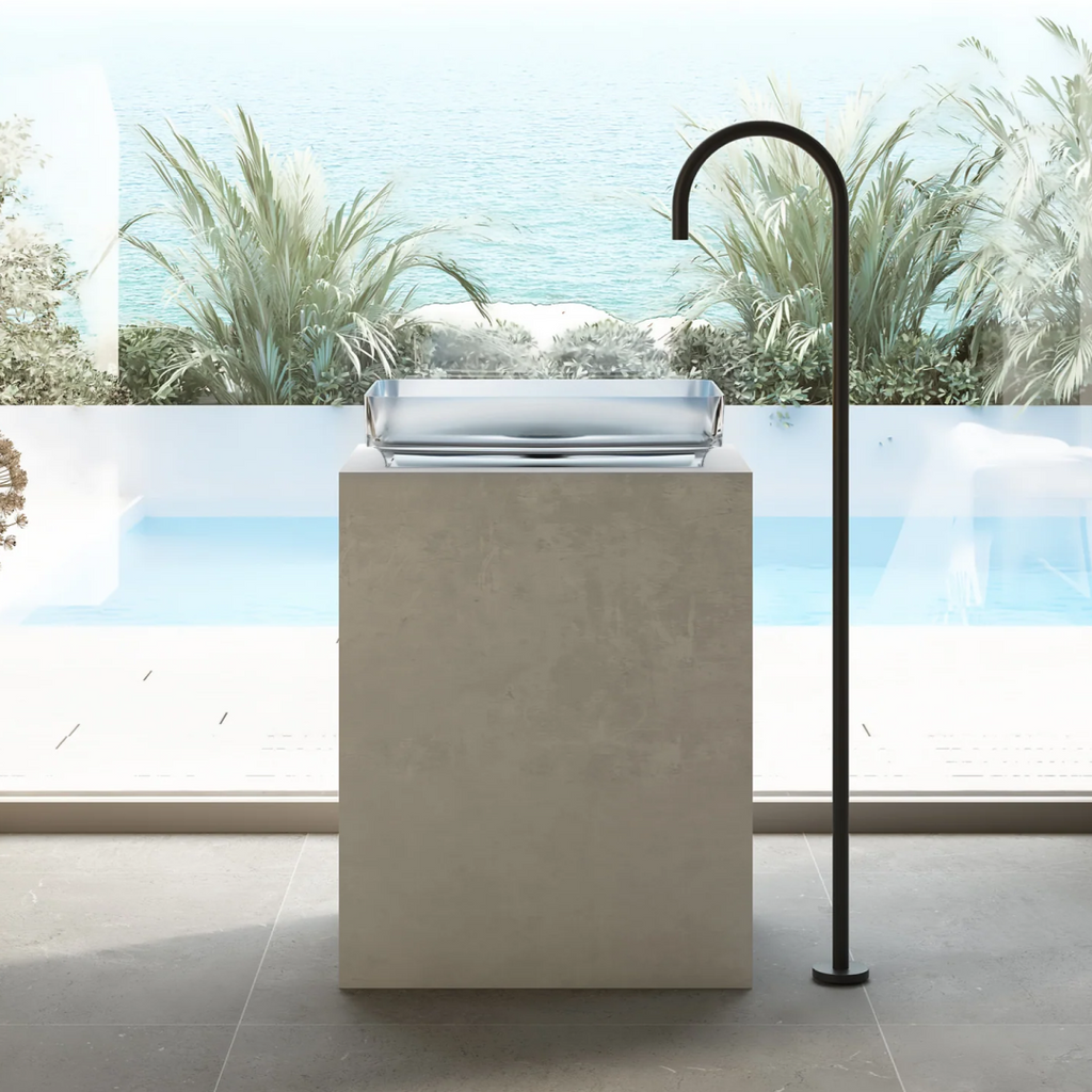 Cassa Design Wow Translucency Rectangular Above Counter Basin - Crystal Clear - SBS5036CC