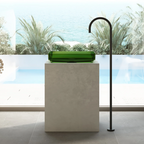 Cassa Design Wow Translucency Rectangular Above Counter Basin - Emerald Green - SBS5036EG