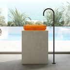 Cassa Design Wow Translucency Rectangular Above Counter Basin - Golden Beige - SBS5036GB