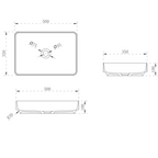 Cassa Design Wow Translucency Rectangular Above Counter Basin - Opal Yellow - SBS5036OY