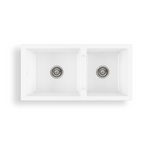 Oliveri Sicily Fireclay Farmhouse 1 & 3/4 Countertop or Undermount Sink - Gloss White - SC-WH1984