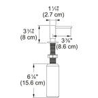 Franke ATLAS SD3450SS Soap Dispenser - Brushed Stainless Steel