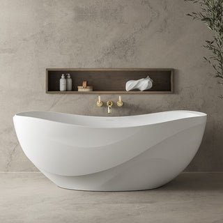 Victoria + Albert Seros 1800 Freestanding Bath - Gloss White - SE2-N-SW-NO