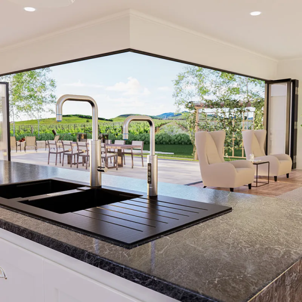 Puretec Filtered Sparkling, Chilled & Ambient Under Sink Unit - LF Brushed Nickel SPARQ-S5-BN - SPARQ-S5-BN-LF