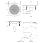 Puretec Sparq Font - Brushed Nickel - SQ-FONT-BN