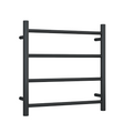 Thermorail 12V Round 550 Ladder Heated Towel Rail - SR2512B Matte Black