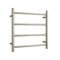 Thermorail 240V Round 550 Ladder Heated Towel Rail - SR25MBN Brushed Nickel