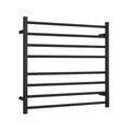 Thermorail240V Round 750 Heated Towel Rail - SR33MB Matte Black