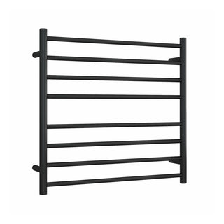 Thermorail240V Round 750 Heated Towel Rail - SR33MB Matte Black