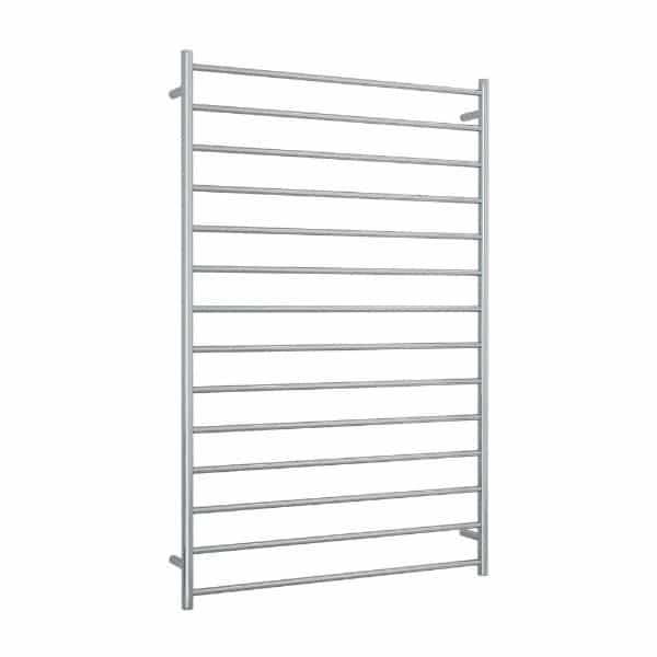 Thermogroup 240V Straight 1000 Round Ladder Heated Towel Rail - SR99M Polished Stainless Steel