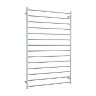 Thermogroup 240V Straight 1000 Round Ladder Heated Towel Rail - SR99M Polished Stainless Steel