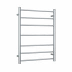 Thermorail 12V Round 600 Ladder Heated Towel Rail - SRB4412 Brushed Stainless Steel