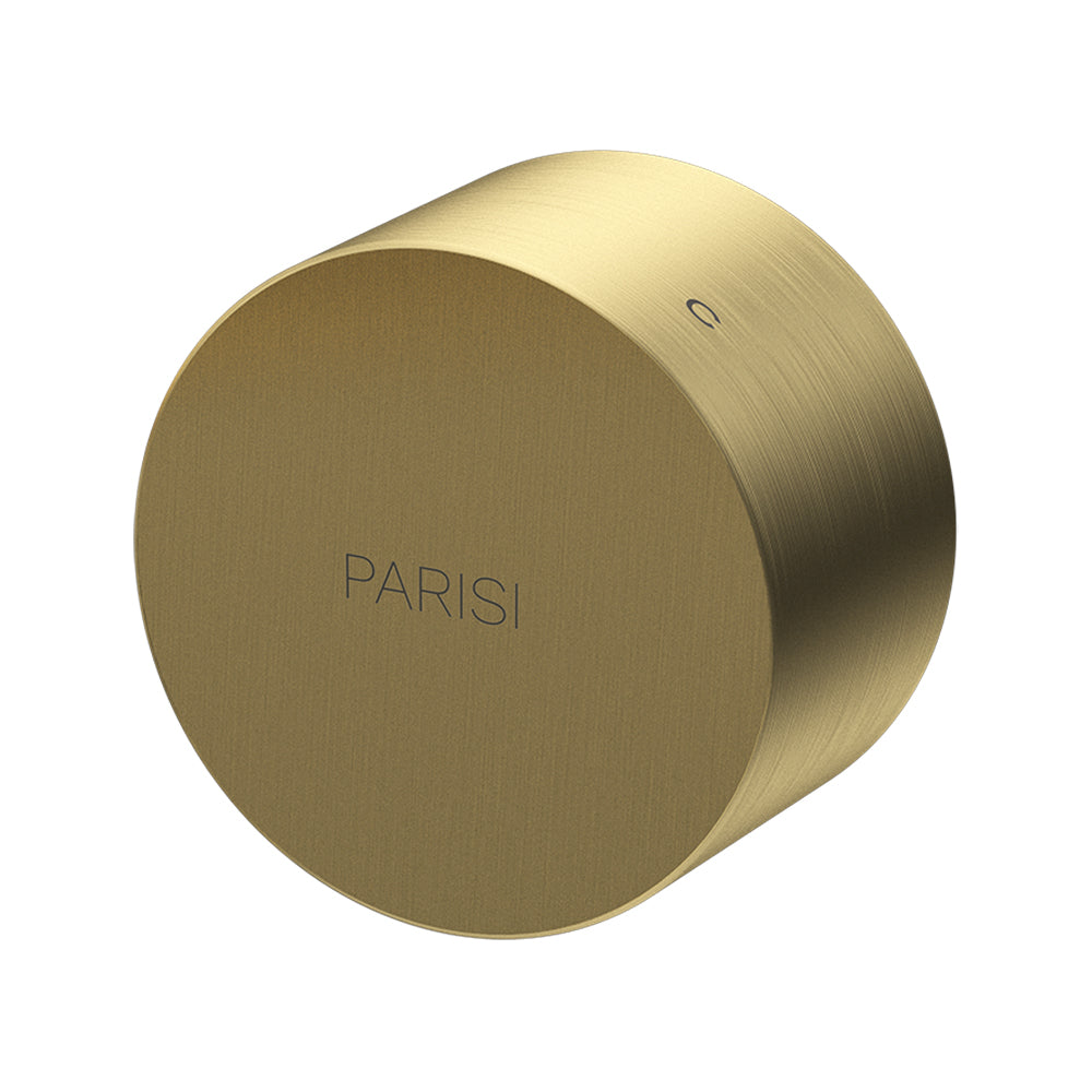 Parisi Stereo Wall Mixer - Brushed Brass - SS.05PR.46