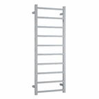 Thermorail 240V Straight 450 Square Ladder Heated Towel Rail - SS19M Polished Stainless Steel