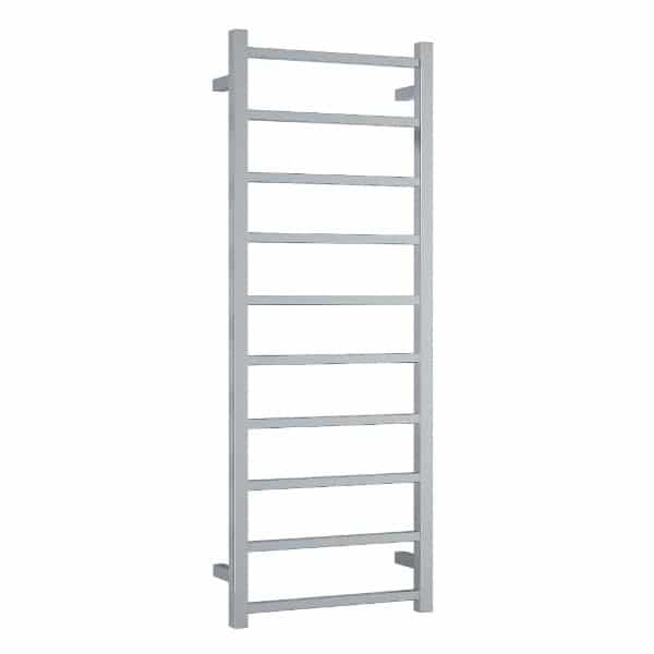 Thermorail 240V Straight 450 Square Ladder Heated Towel Rail - SS19M Polished Stainless Steel