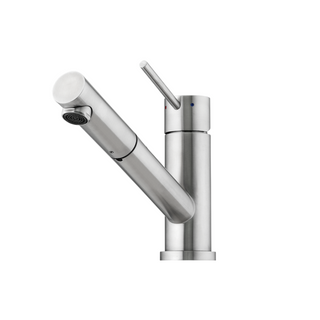 Oliveri Essente 316 Stainless Steel Swivel Pull Out Mixer - SS31615