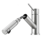 Oliveri Essente 316 Stainless Steel Swivel Pull Out Mixer - SS31615