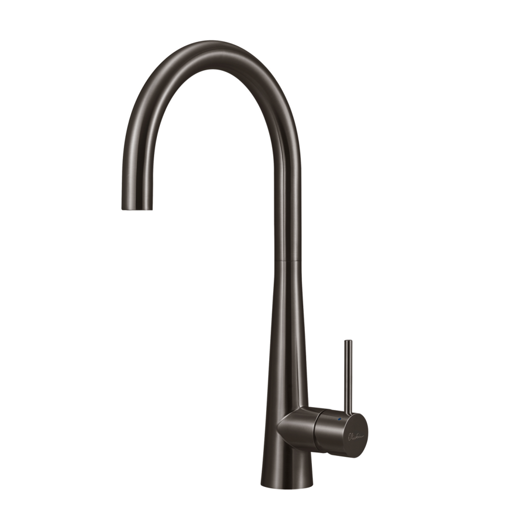 Oliveri Essente SS316 Gooseneck Sink Mixer - Gun Metal - SS31620-GM