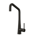 Oliveri Essente SS316 Square Gooseneck Sink Mixer - Brushed Black - SS31670-BL