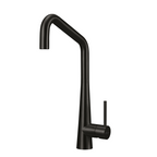 Oliveri Essente SS316 Square Gooseneck Sink Mixer - Brushed Black - SS31670-BL