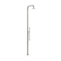 Linkware Elle 316 Stainless Steel Freestanding Twin Shower - Brushed Stainless - SST21602B