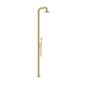 Linkware Elle 316 Stainless Steel Freestanding Twin Shower - Brushed Gold - SST21602BG