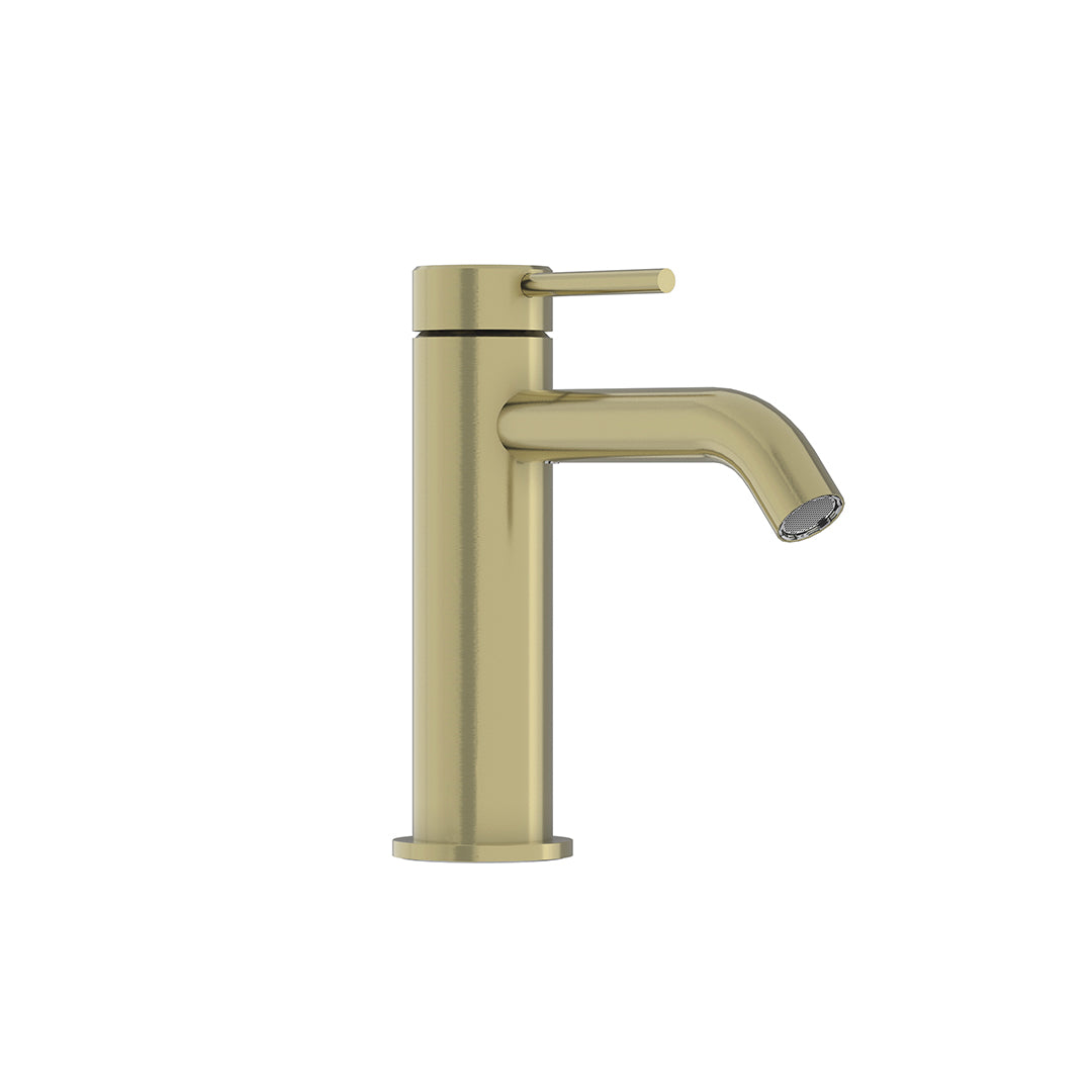 Linkware Elle 316 Stainless Steel Basin Mixer - Brushed Gold - SST675BG